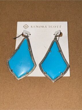 Kendra Scott Bright Turquoise Alexandra Drop Earrings